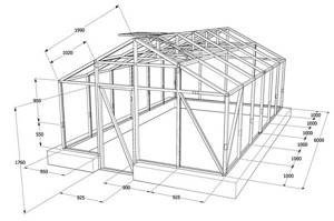 Теплица своими руками чертежи