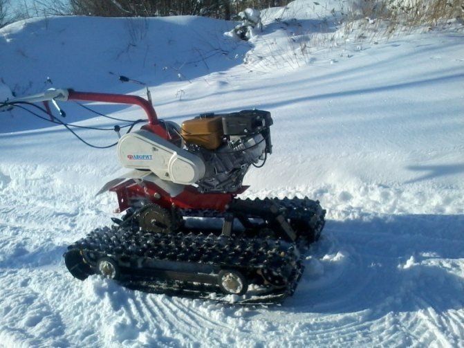 Гусеничный модуль для мотоблока фаворит