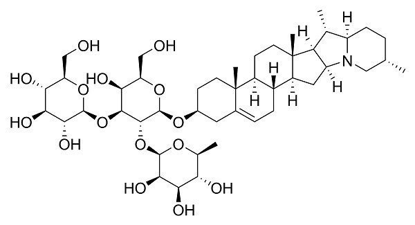 Структурная формула стероидных сапонинов